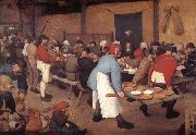 BRUEGEL, Pieter the Elder Peasant wedding china oil painting artist